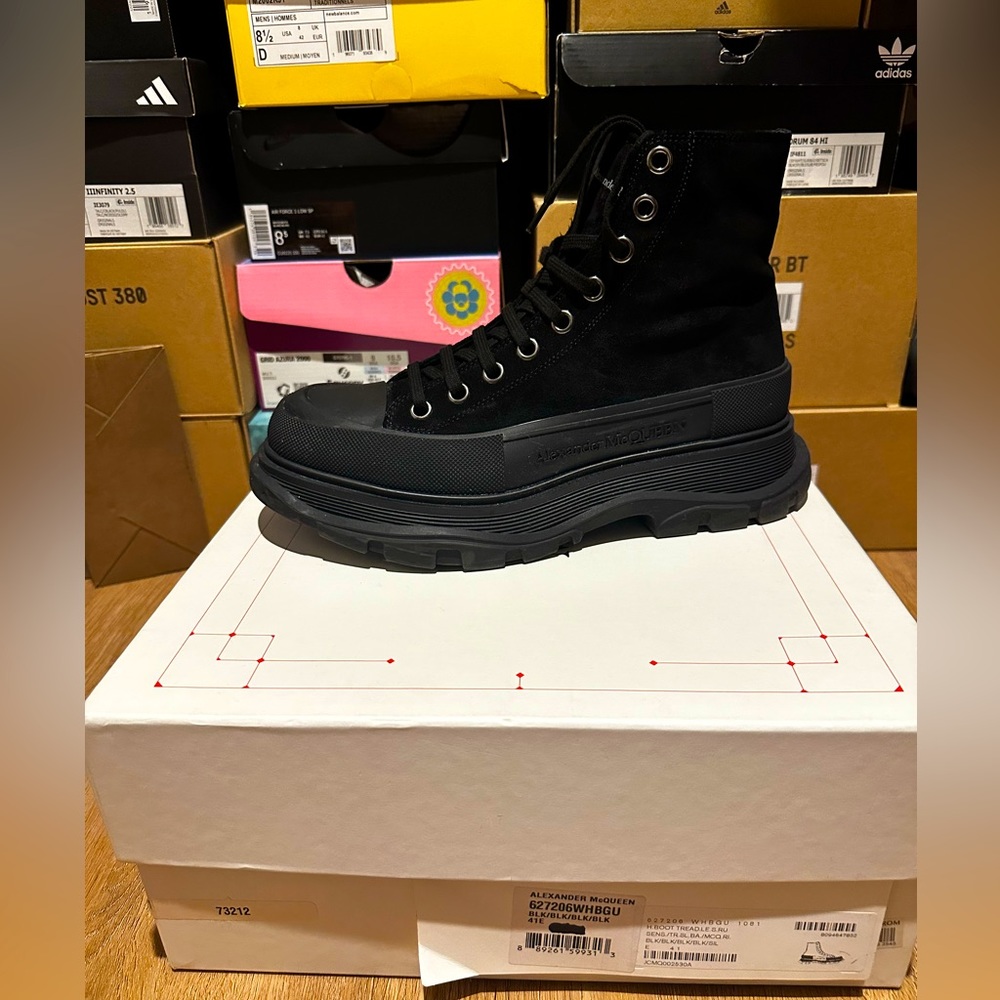 Used, great condition, McQueen Tread Slick Lace ups